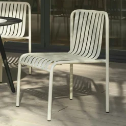 Sarek Outdoor Stackable Dining Chair - Taupe