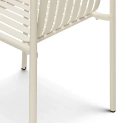 Sarek Outdoor Stackable Dining Chair - Taupe