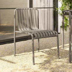 Sarek Outdoor Stackable Dining Chair - Warm Stone