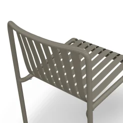 Sarek Outdoor Stackable Dining Chair - Warm Stone