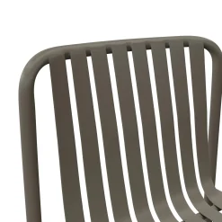 Sarek Outdoor Stackable Dining Chair - Warm Stone