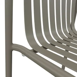 Sarek Outdoor Stackable Dining Chair - Warm Stone