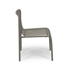 Sarek Outdoor Stackable Dining Chair - Warm Stone