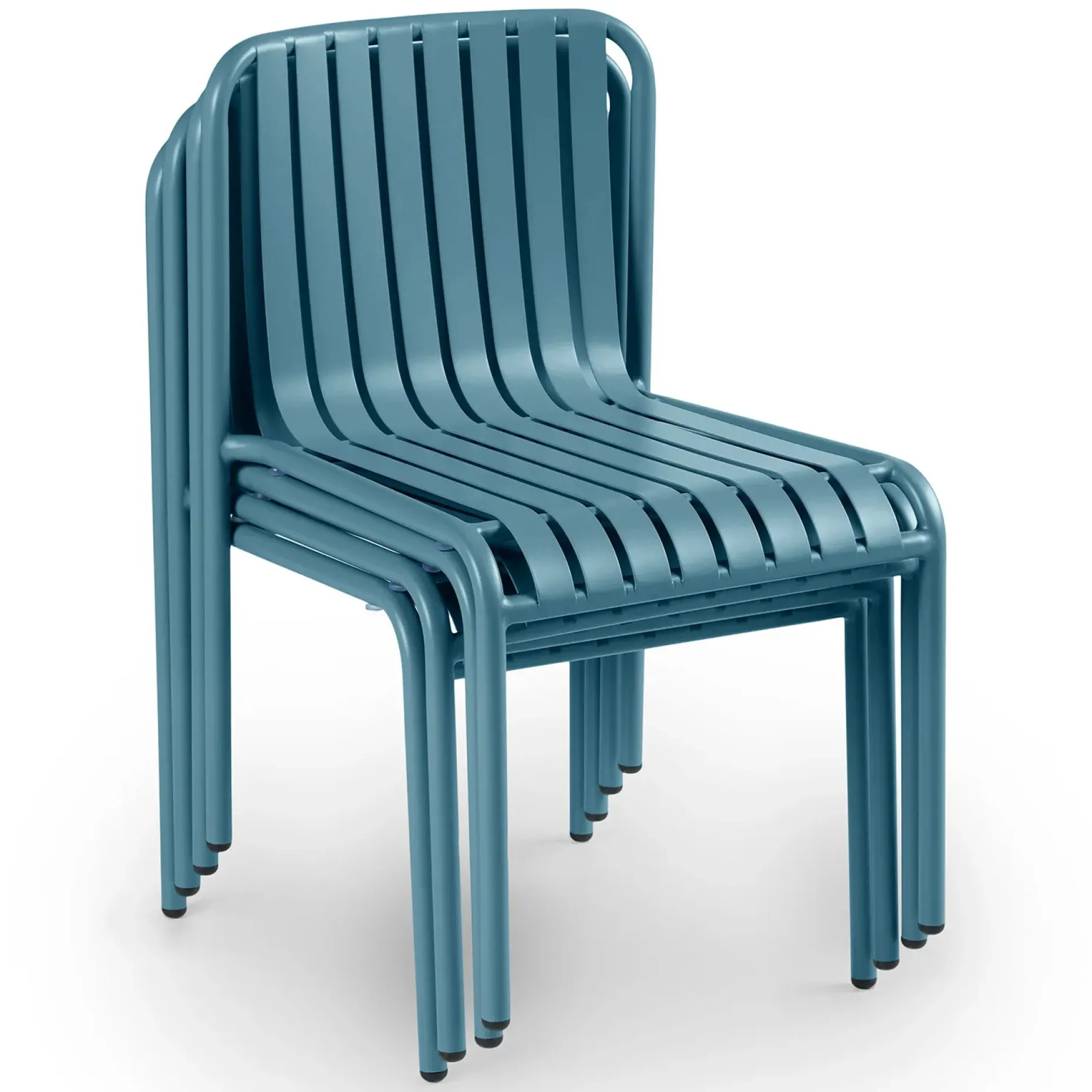 Sarek Outdoor Stackable Dining Chair - Peacock Blue