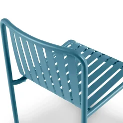 Sarek Outdoor Stackable Dining Chair - Peacock Blue