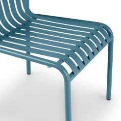 Sarek Outdoor Stackable Dining Chair - Peacock Blue
