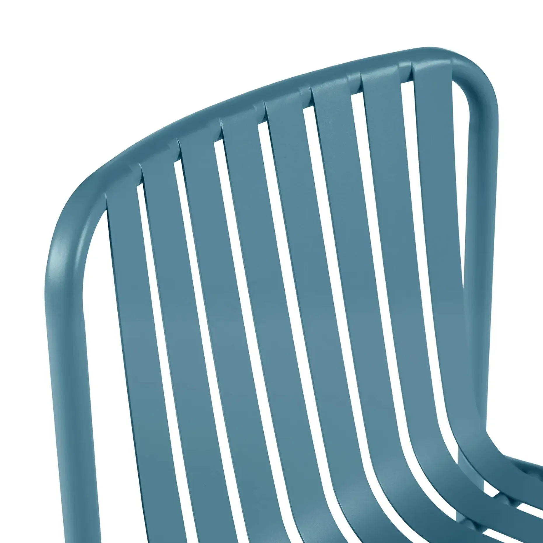 Sarek Outdoor Stackable Dining Chair - Peacock Blue