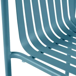 Sarek Outdoor Stackable Dining Chair - Peacock Blue
