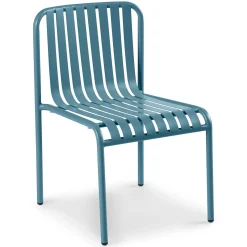 Sarek Outdoor Stackable Dining Chair - Peacock Blue