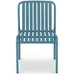 Sarek Outdoor Stackable Dining Chair - Peacock Blue