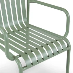 Sarek Outdoor Stackable Dining Armchair - Khaki Green