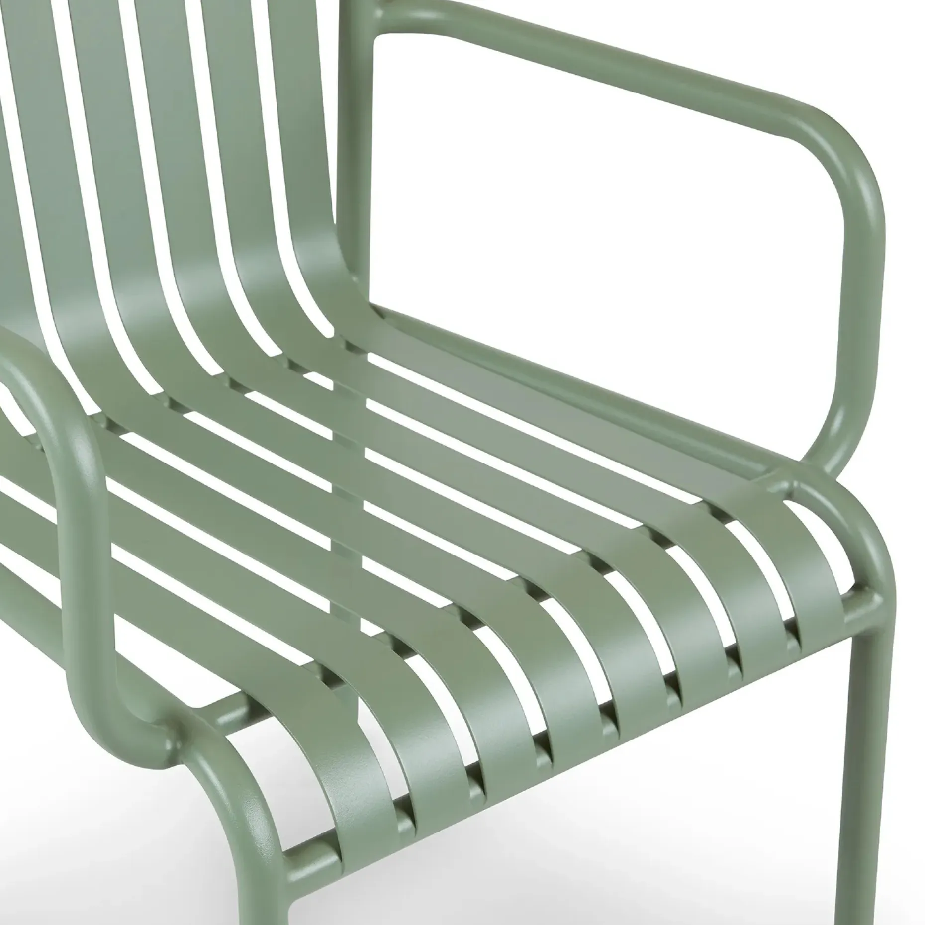 Sarek Outdoor Stackable Dining Armchair - Khaki Green