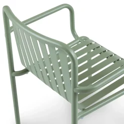 Sarek Outdoor Stackable Dining Armchair - Khaki Green