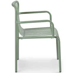 Sarek Outdoor Stackable Dining Armchair - Khaki Green