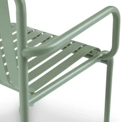 Sarek Outdoor Stackable Dining Armchair - Khaki Green
