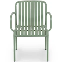 Sarek Outdoor Stackable Dining Armchair - Khaki Green