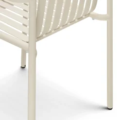 Sarek Outdoor Stackable Dining Armchair - Taupe