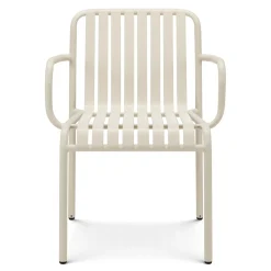 Sarek Outdoor Stackable Dining Armchair - Taupe