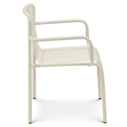 Sarek Outdoor Stackable Dining Armchair - Taupe