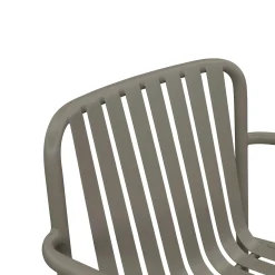 Sarek Outdoor Stackable Dining Armchair - Warm Stone