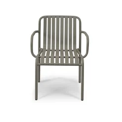 Sarek Outdoor Stackable Dining Armchair - Warm Stone