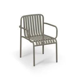 Sarek Outdoor Stackable Dining Armchair - Warm Stone