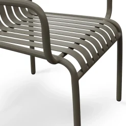 Sarek Outdoor Stackable Dining Armchair - Warm Stone