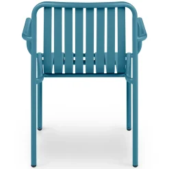 Sarek Outdoor Stackable Dining Armchair - Peacock Blue