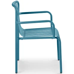 Sarek Outdoor Stackable Dining Armchair - Peacock Blue