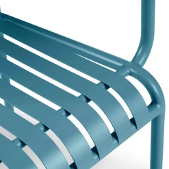 Sarek Outdoor Stackable Dining Armchair - Peacock Blue