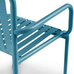 Sarek Outdoor Stackable Dining Armchair - Peacock Blue