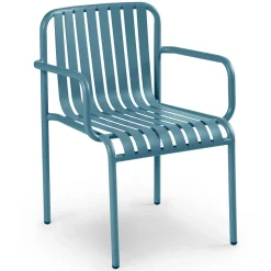 Sarek Outdoor Stackable Dining Armchair - Peacock Blue