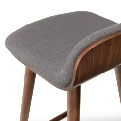 Sede Counter Stool - Walnut and Miller Gray