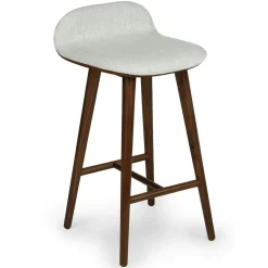 Sede Counter Stool - Walnut and Mist Gray
