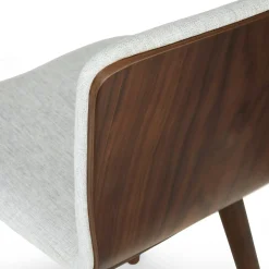 Sede Dining Chair - Walnut and Mist Gray