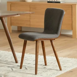 Sede Dining Chair - Walnut and Miller Gray