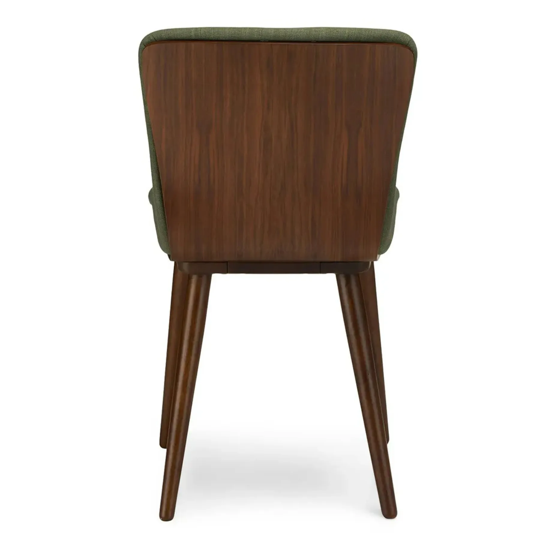 Sede Dining Chair - Walnut and Olio Green