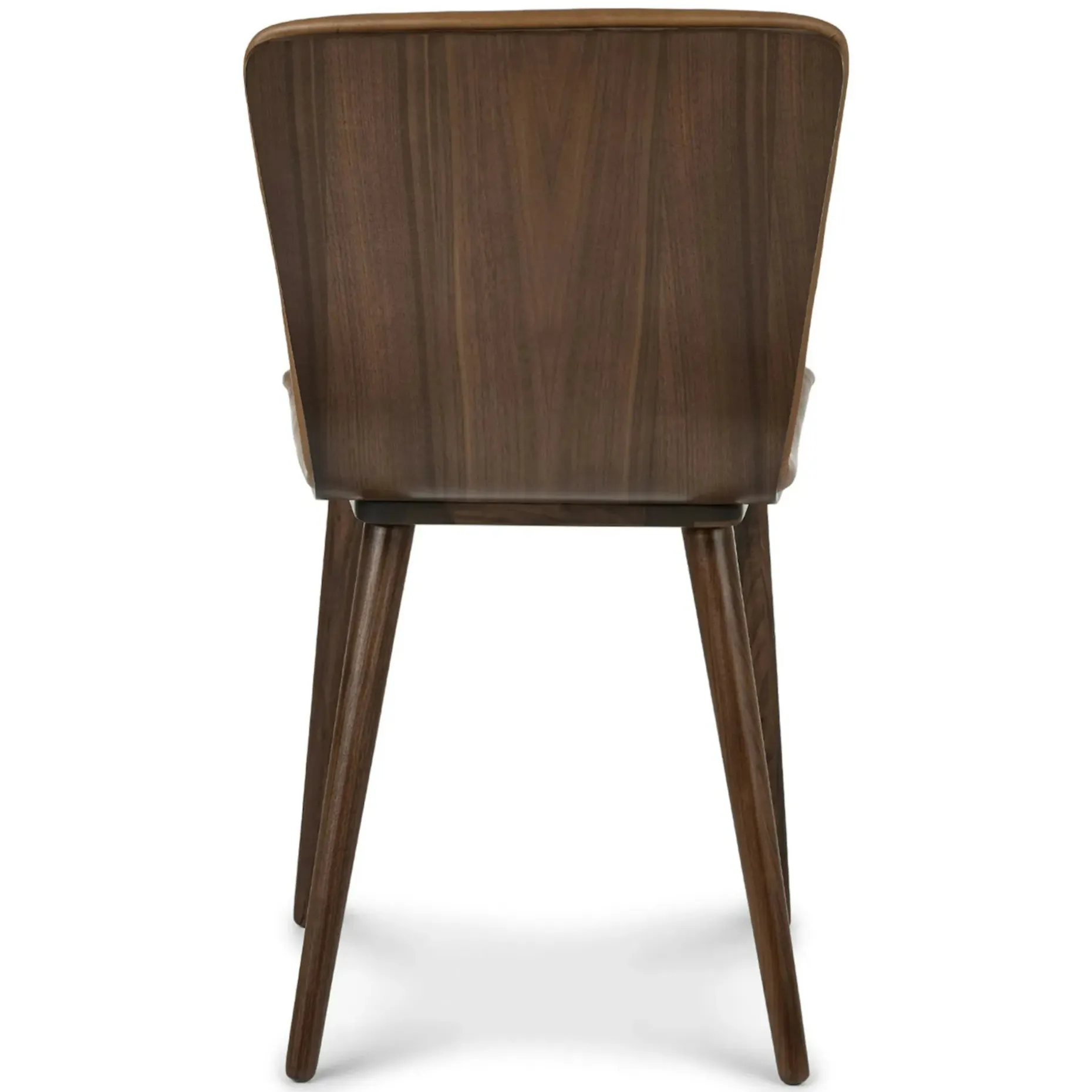 Sede Leather Dining Chair - Walnut and Toscana Tan