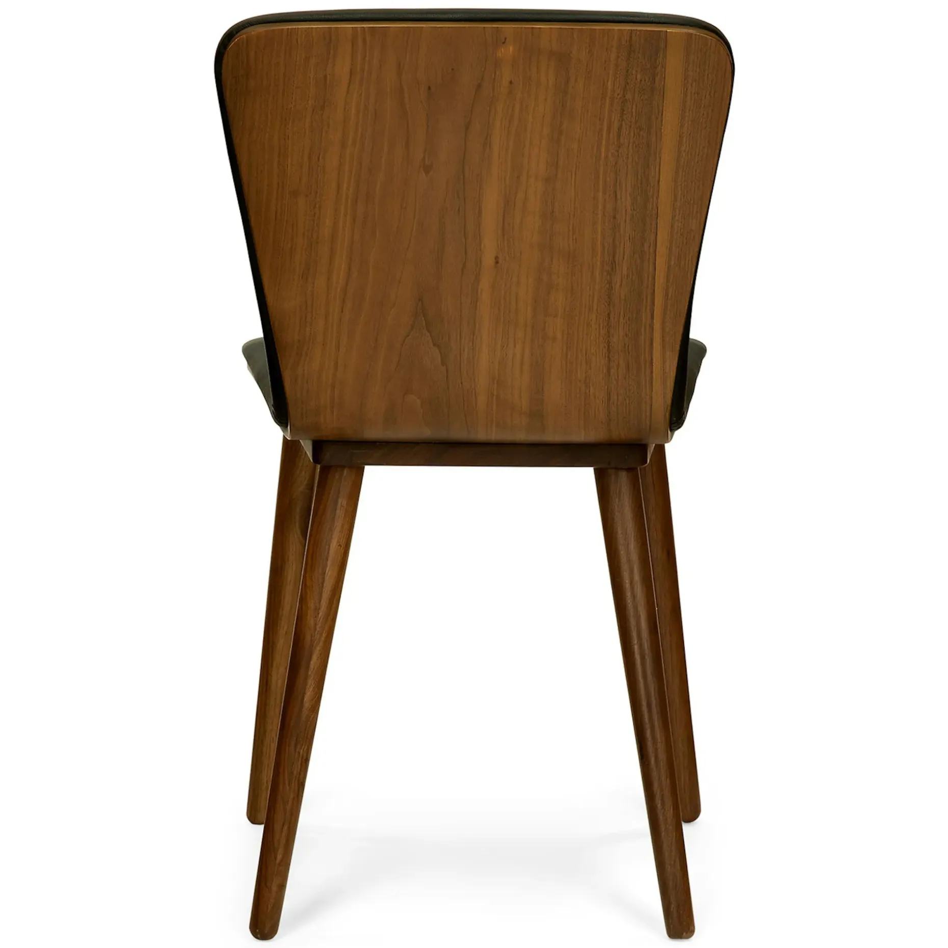 Sede Leather Dining Chair - Walnut and Black