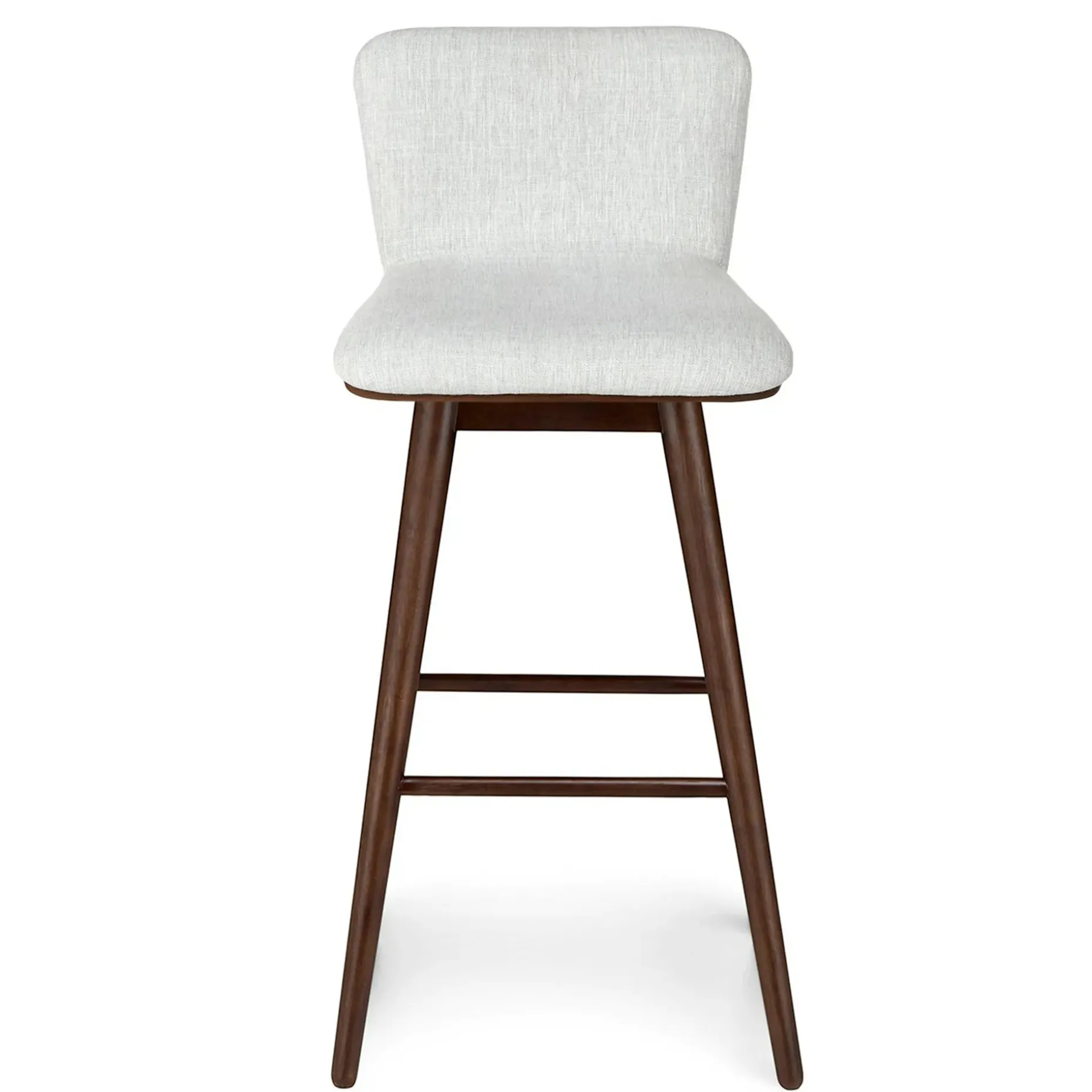 Sede Swivel Bar Stool - Walnut and Mist Gray