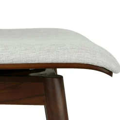 Sede Swivel Counter Stool - Walnut and Mist Gray