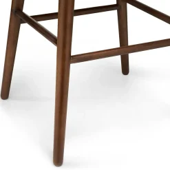 Sede Swivel Counter Stool - Walnut and Mist Gray