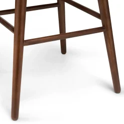 Sede Swivel Counter Stool - Walnut and Miller Gray