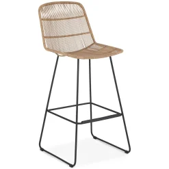 Selka Outdoor Bar Stool - Natural