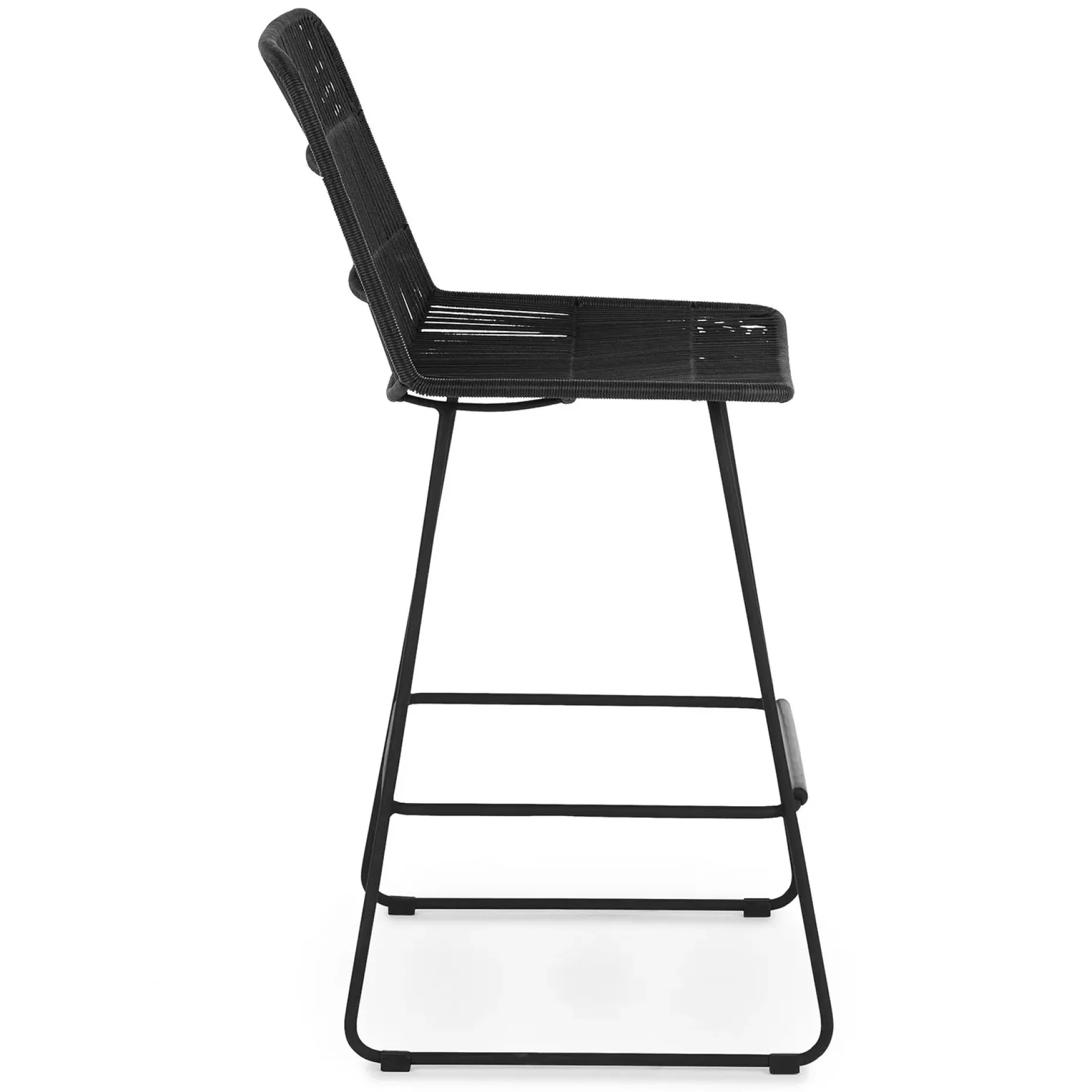 Selka Outdoor Counter Stool - Black