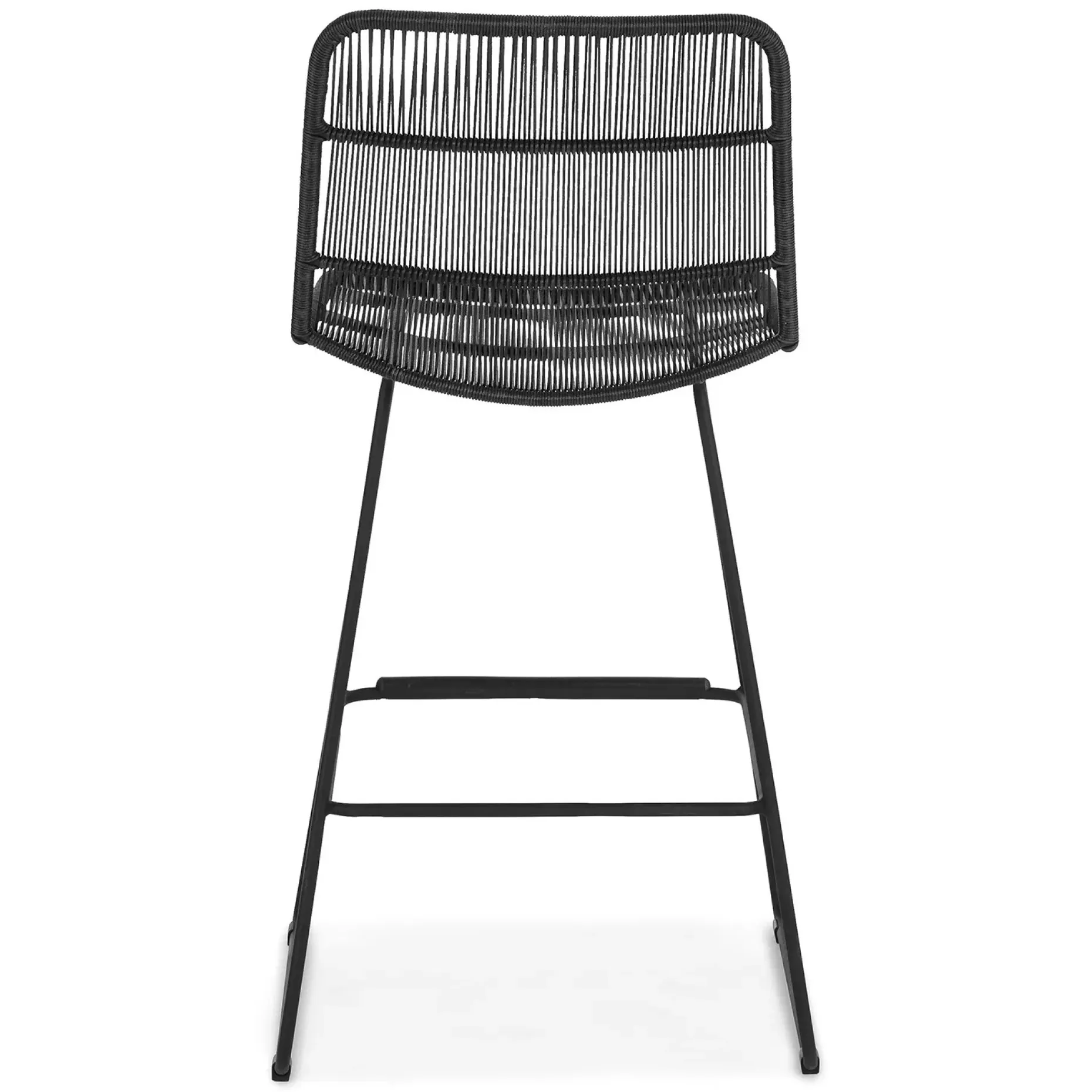 Selka Outdoor Counter Stool - Black
