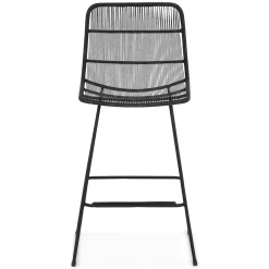 Selka Outdoor Counter Stool - Black