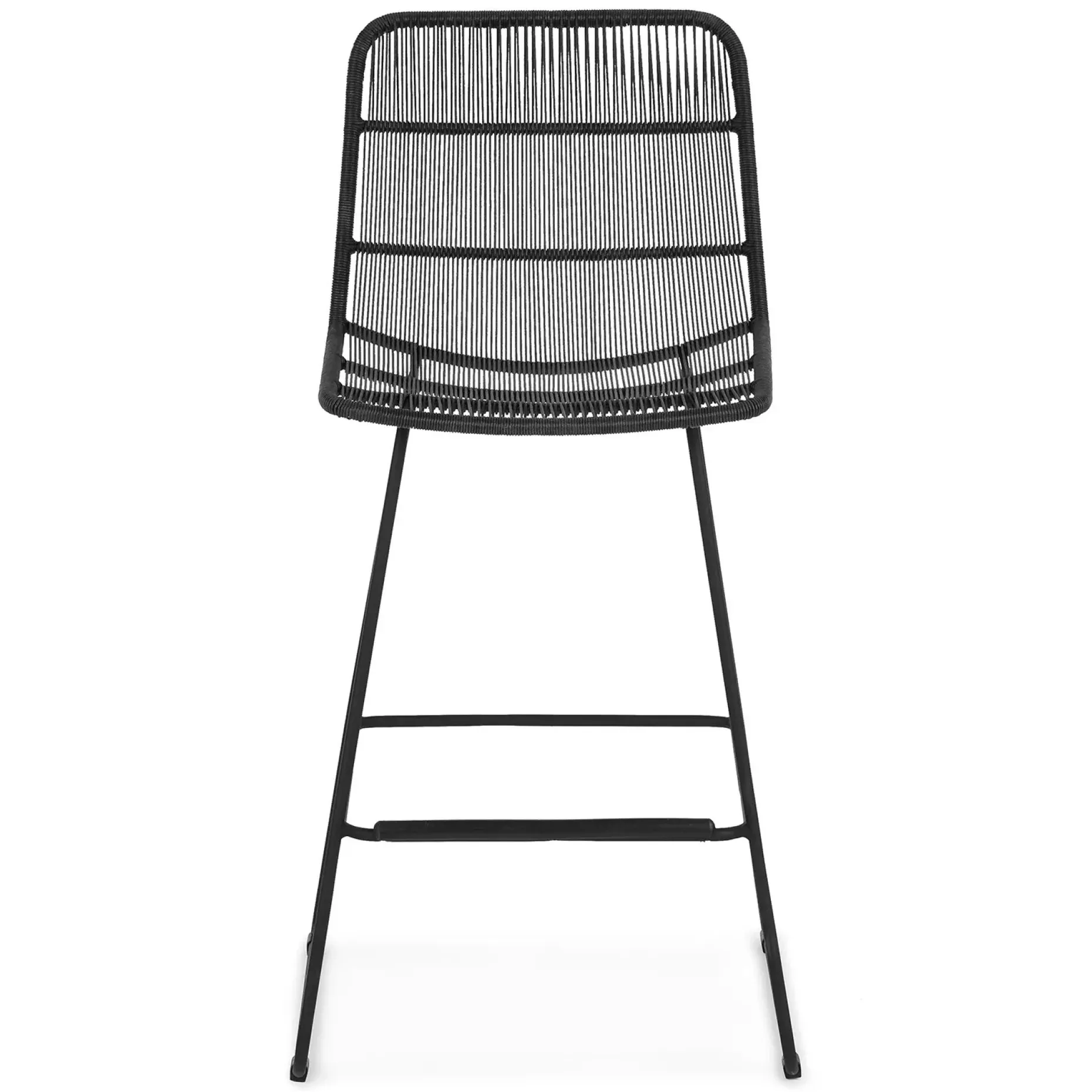 Selka Outdoor Counter Stool - Black