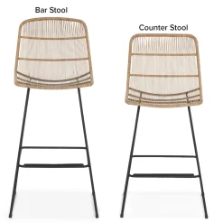 Selka Outdoor Counter Stool - Natural