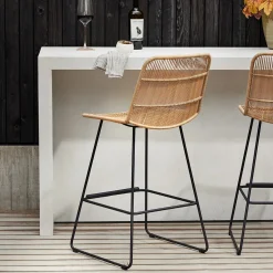 Selka Outdoor Counter Stool - Natural